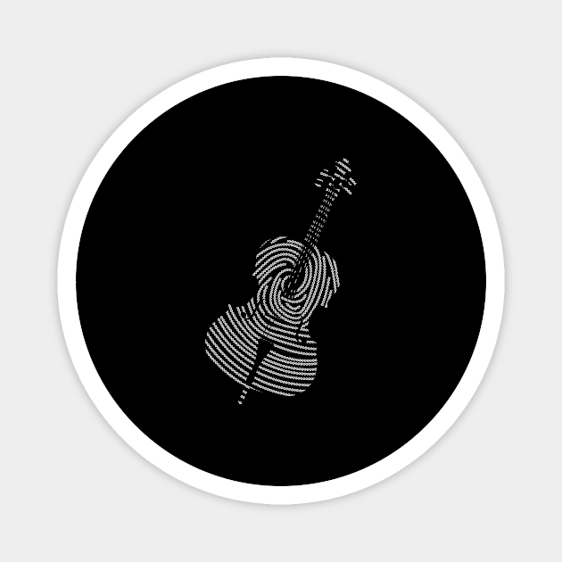 Classical Music Cello Magnet by HBfunshirts